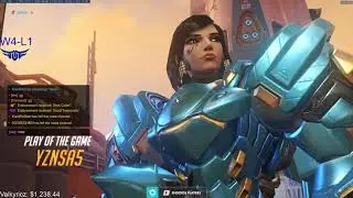 POTG! THE BEST PHARAH MAIN  - YZNSA! YZNSA PHARAH GAMEPLAY OVERWATCH SEASON 25 TOP 500