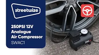 250PSI 12V Compact Analogue Air Compressor - SWAC1