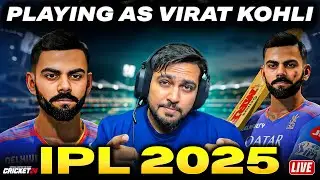 IPL 2025 Playing As Virat Kohli - CAN I BREAK 973🔥 RUN RECORD? PART 1 - Cricket 24 LIVE | RtxVivek 🏏