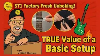 Распаковка гитары @TeaseGuitars ST1 прямо с завода! (Честный обзор) | Истинная ценность базовой н...