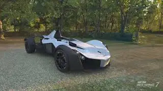 Gt7 Psvr2 bac mono vr showroom and 4 lap race at Goodwood