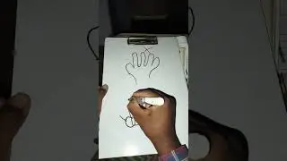 open hand drawing #howtodraw #art #drawing #artist #shorts
