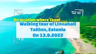 Walking tour of Linnahall (where Tenet was filmed)  in Tallinn Estonia 13.9.2022