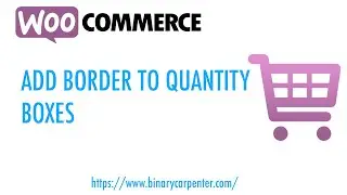 Customize WooCommerce Quantity Box Border and Color