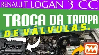Renault Logan 3 cc, troca da tampa de válvulas.