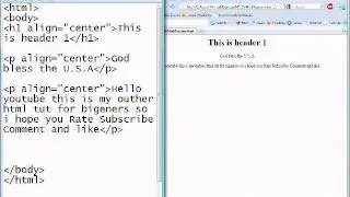 Basic HTML Tutorial for beginner's #3