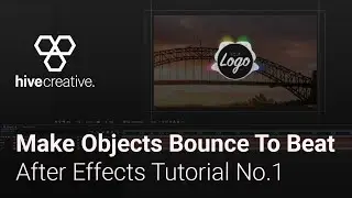 Make Objects Bounce to the Beat | After Effects Tutorial [hivecreative.]