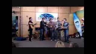 The Infamous Stringdusters in-store performance @ Blue Ridge Mountain Sports in Knoxville