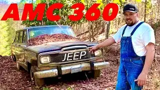 1979 Jeep Cherokee sitting in the woods for years. WILL IT START AND DRIVE? AMC-360