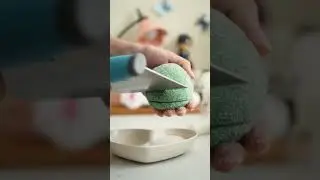 making cute turtle bread!