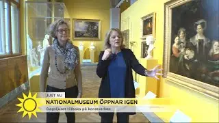 Nationalmuseum &ouml;ppnar igen p&aring; l&ouml;rdag &ndash; f&aring; en smygtitt redan nu - Nyhetsmorgon (TV4)