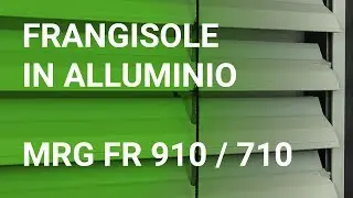 Frangisole in alluminio motorizzato - MRG FR 910/710 - Mergerb S.r.l.