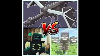 ENDER DRAGON VS WITHER VS WARDEN | (Minecraft) | NS CREATIONS