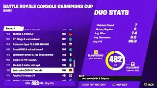 How We Qualefied For The Console Champoins Cup Quarter-Finals