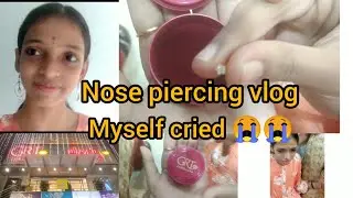 Nose piercing vlog