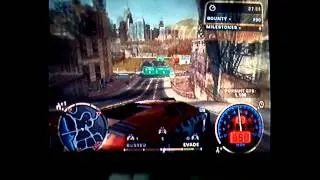 NFS Most Wanted police chase fail