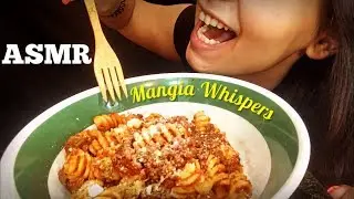 ASMR | EATING PASTA! -  音を食べる MUKBANG (WHISPER) | MANGIA WHISPERS