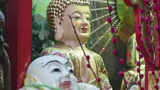 מקדש סיני בראנגון בורמה מיאנימר  Chinese Temple Brangon Burma Myanmar