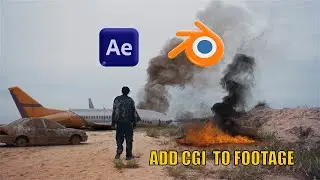How To Add Realistic 3D Objects To Real Life Footage (Blender/After Effects) Tutorial