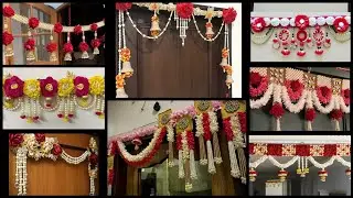 Gota toran design // artificial flower toran making ideas//Latest Designer Bandhanwar//Door Hanging