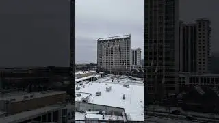 ATLANTA BLIZZARD from Above! Stunning Drone Views