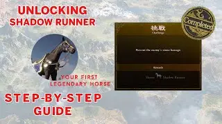 DYNASTY WARRIORS ORIGINS - Unlock Shadow Runner