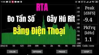 Đo Tần Số Gây Hú Bằng Điện Thoại
