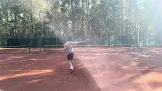 New cowboy in town, Baseline hitting with Mr. V [part 1] 24.08.2025