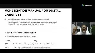 MONTIZATION for Digital creative 