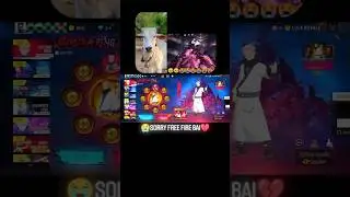 😭sorry free flre bal 💔#freefire #fashionblog #presetalightmotionffmax