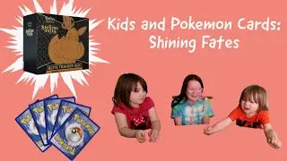 Kids Opening Pokemon Cards |Shining Fates Elite Trainer Box ETB Unboxing Full Art Shiny Pulled!