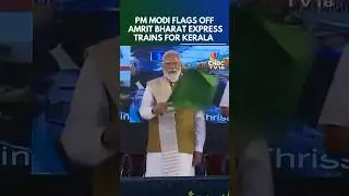 PM Modi Flags off Three Amrit Bharat Express Trains and New Passenger Service in Kerala | N18S