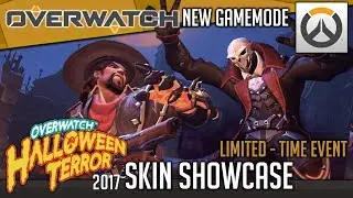 Overwatch - ALL HALLOWEEN EVENT SKINS SHOWCASE 2017