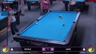 NICOLE vs LEON - Q1 BILLIARDS - TABLE 2 | EvoSports