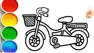 How to draw Bicycle easy 🚲Cycle Drawing for kids | Bicycle drawing for kids | cycle banane ka tarika