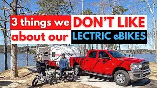 Кемпинг на автодоме с электровелосипедами Lectric