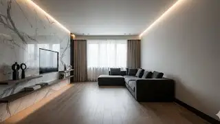 Modern Minimalist Luxury Living Room | Ultra-Premium AI Interior Design #viral #ai