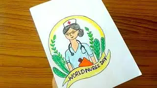 International Nurse day drawing/International nurse day poster/world nurse day poster drawing