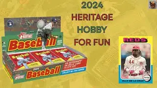 2024 Topps Heritage Hobby Box Rip For Fun, Massive Rookie Variation Inside!