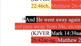 632. He Prays a 2nd & 3rd Time; The Disciples Still Sleep. Matthew 26:42-44, Mark 14:39