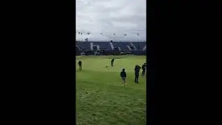 151st Open Golf 2023 digging the 18th Hole