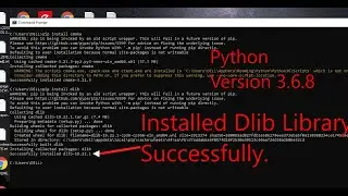 How to install dlib library in windows for python | 100% Working