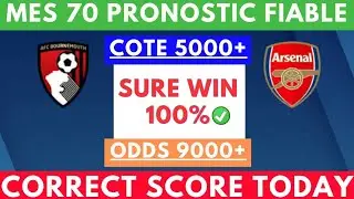 PRONOSTIC FOOT : MES PRONOSTIC FOOTBALL AUJOURD'HUI ( football prediction )CORRECT SCORE|SCORE EXACT