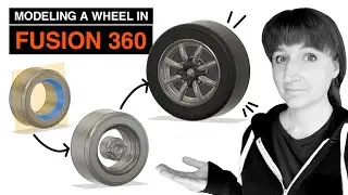 Modeling a Car Wheel in Fusion 360 - No Talking, Just Modeling