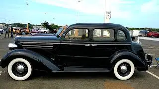 1935 BLACK DODGE BROTHERS 4 DOOR SEDAN WITH SUICIDE DOORS