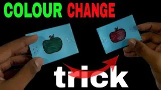 How to make colour changing toy || origami paper magic toy || magic trick