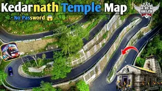 Kedarnath Temple Map | Bend Hill Map Bussid 4.3.4 #kedarnathtemple #templemap #hillmapbussid