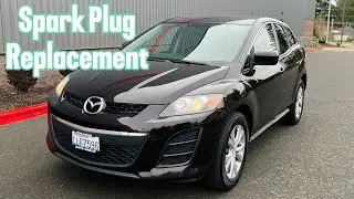 Замена свечей зажигания для Mazda CX-7 2006-2012 годов выпуска.