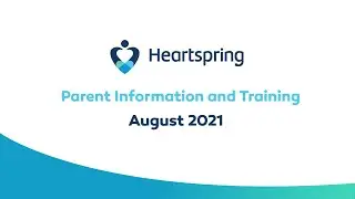 Heartspring's Parent Information & Training:  IEP Advocacy (August 2021)