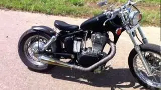 Suzuki Savage ls650 bobber conversion low budget